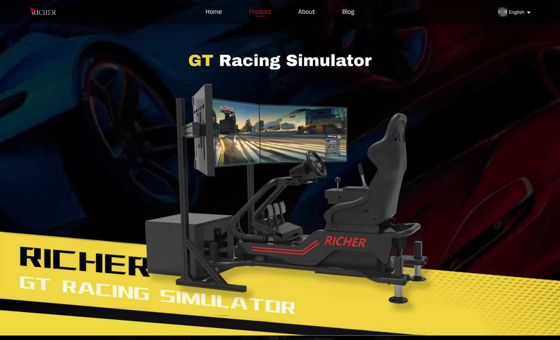 motion racing simulator