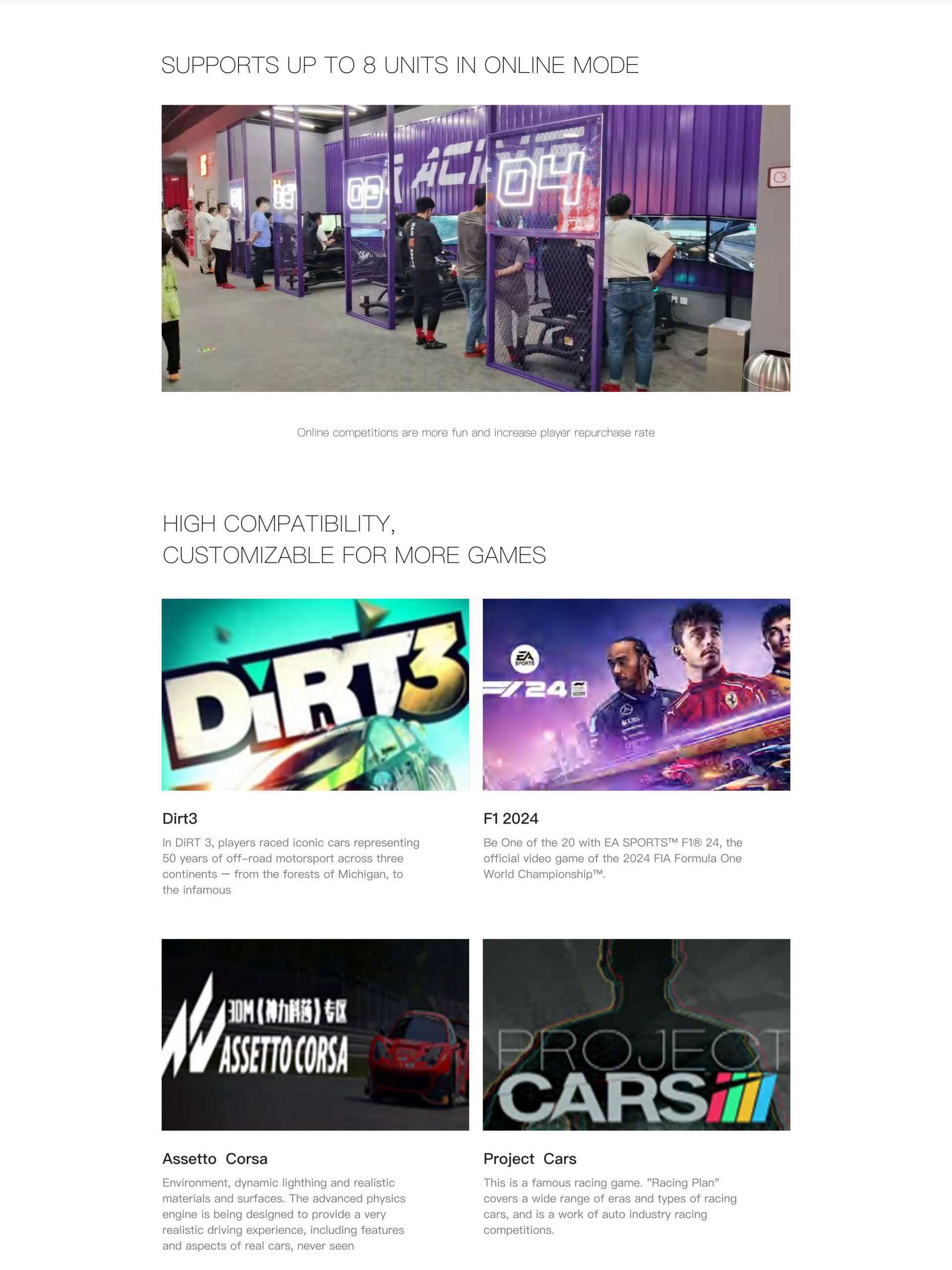 motion racing simulator